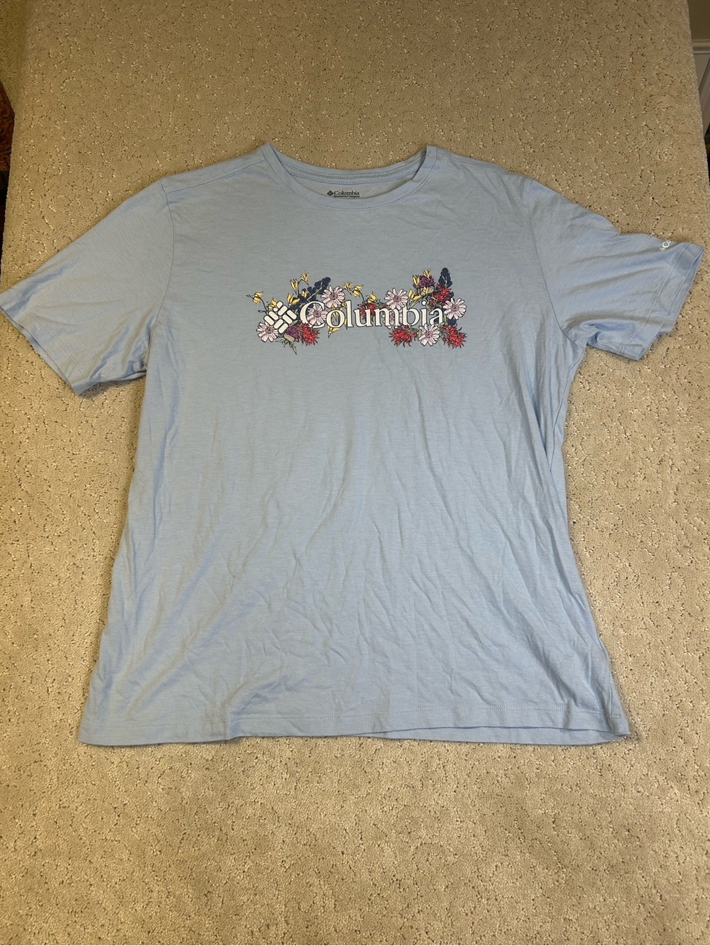 Columbia Women’s Shirt Flower Design Size Large